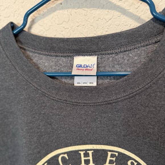 Manchester Orchestra RARE Black Mile To The Surface Indie Band Sweatshirt Sz 2XL - Picture 7 of 7